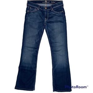 7FAM Bootcut mid-rise jeans size 27
